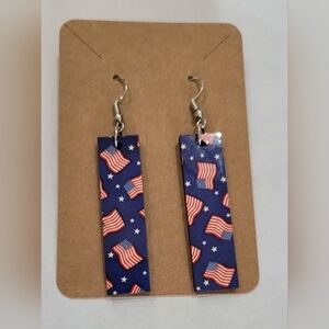 American Flag Earrings